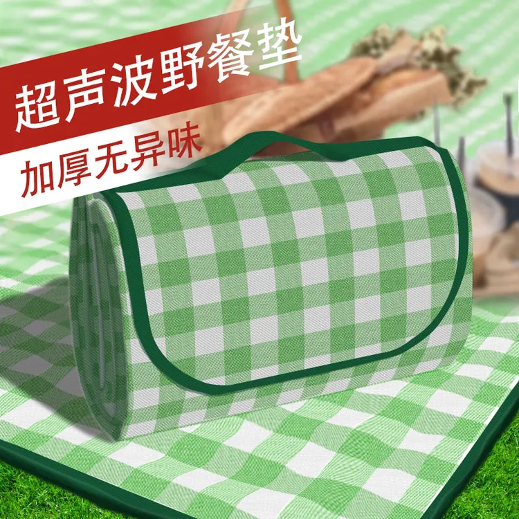 野餐垫防潮垫加厚便携户外野餐布露营防水坐垫防潮布折叠郊游