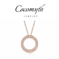 COCOMYTH 轻奢满天星大饼项链D542