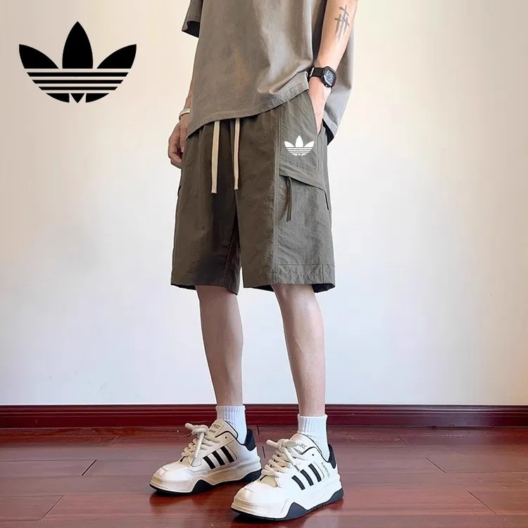 一折专区丨奥莱潮牌丨短裤男夏季薄款宽松速干五分裤冰丝工装运动