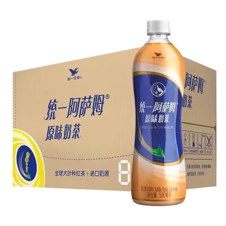 统一阿萨姆奶茶原味500mlx15瓶整箱进口奶源宿舍饮品网红饮品