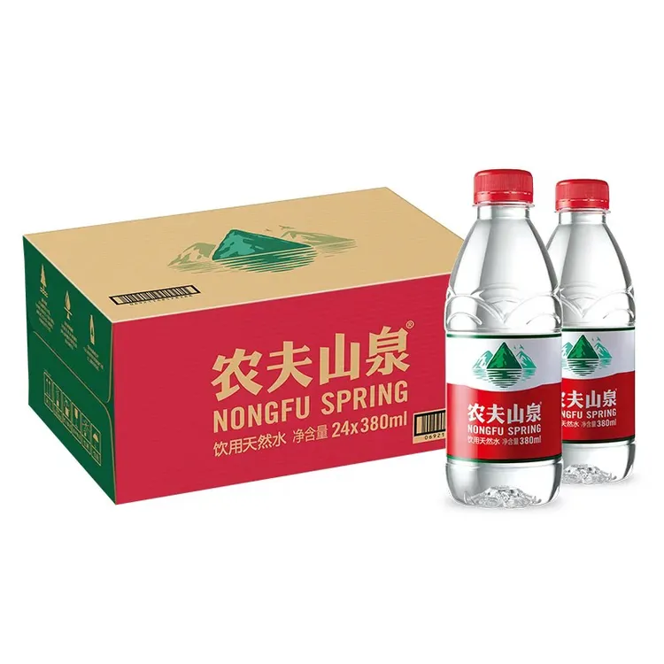 农夫山泉饮用天然水380ml24瓶整箱迷你小瓶