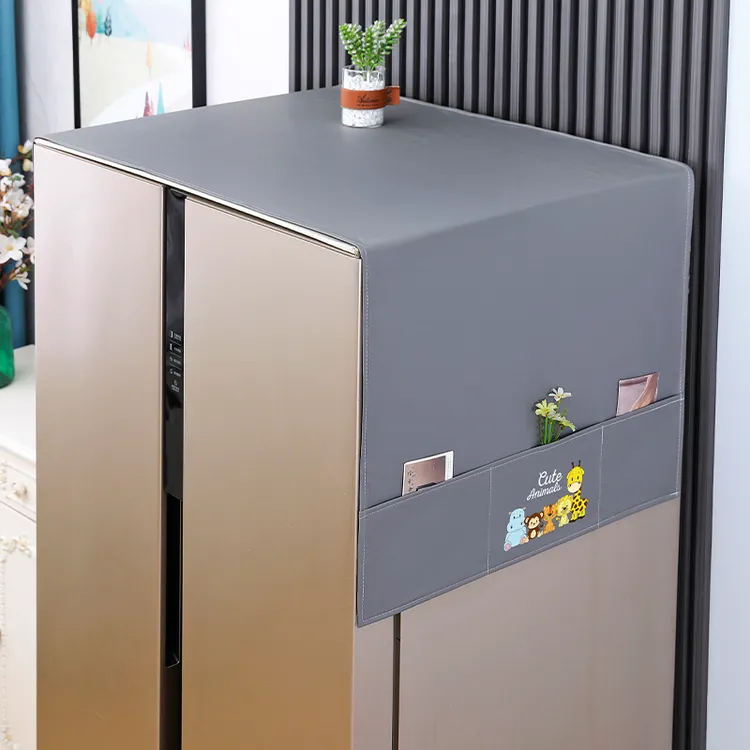 防水防油冰箱洗衣机防尘盖布单双开门冰箱防尘罩家用透气免洗新款