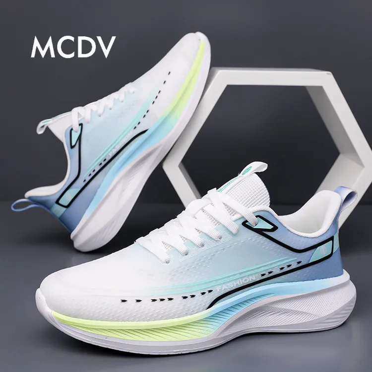 MCDV百搭休闲运动鞋男款2025新款夏季男鞋网面透气轻便缓震跑步鞋