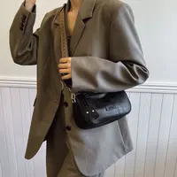 【复古美拉德】欧美轻奢高级感潮酷单肩斜挎托特包F35