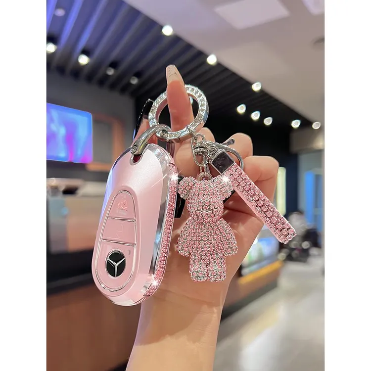 2025款奔驰C级钥匙套21/22/23/24/25款C260L汽车C200女士全包壳扣