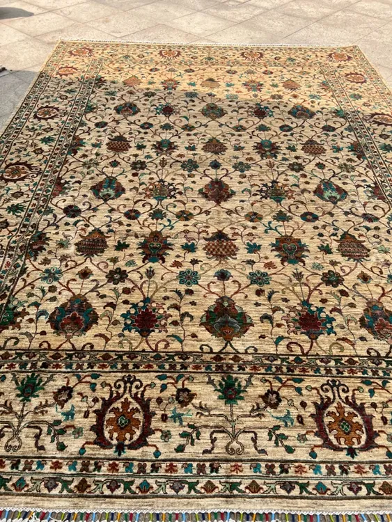 阿富汗手工羊毛地毯302 x393