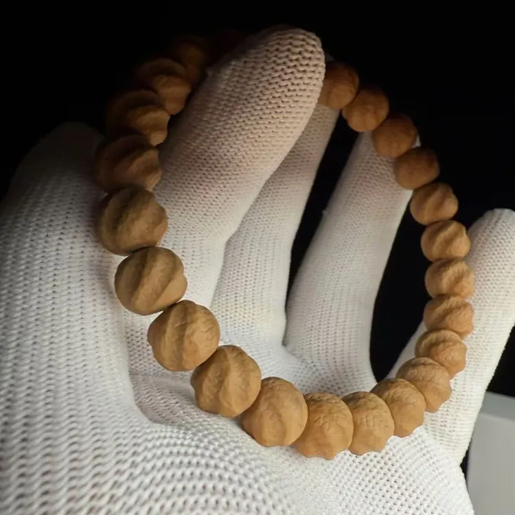 觅藏猴头--全品无暇灵蛇雕刻手串原生态不做色不泡药精工经典猴头