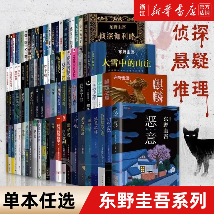 东野圭吾系列任选:白夜行(精)/侦探伽利略(精)/湖畔新华书店正版