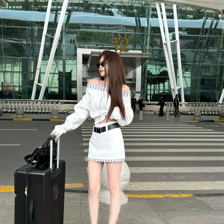 【十一家】原创设计春气质御姐套装休闲两件套E2400
