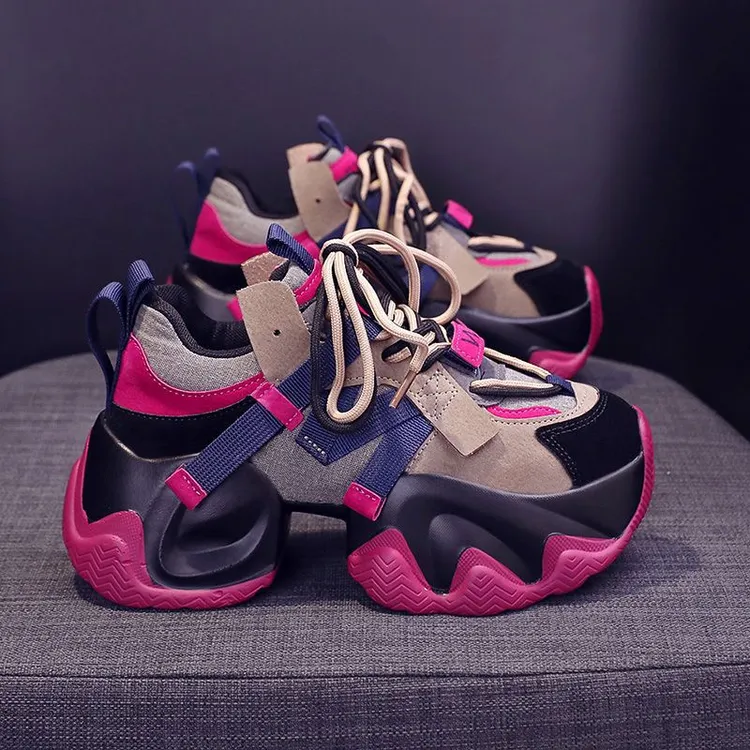 今年流行鞋子2025老爹鞋女新款秋冬厚底增高休闲运动女鞋运动鞋