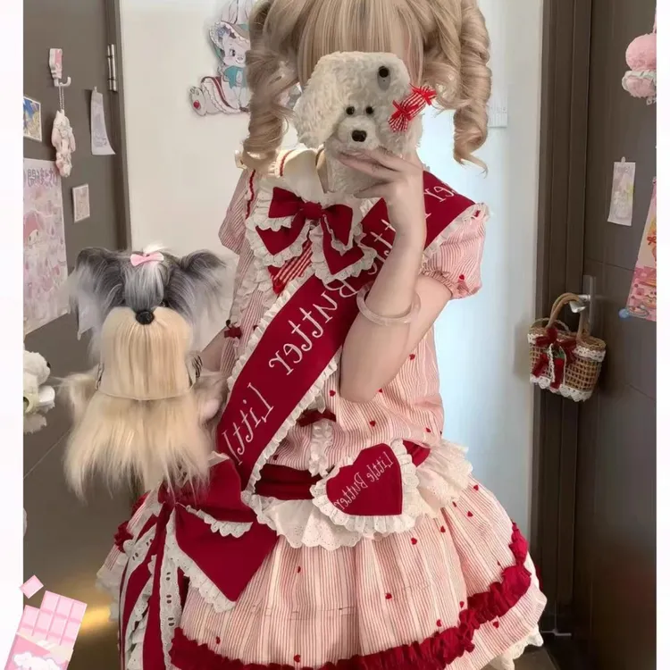 【甜心娃娃结Lolita】 实体店正品现货doll感可爱甜美洛丽塔连衣裙