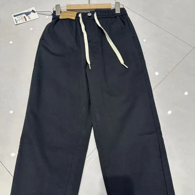 5798九分半松紧老爹裤