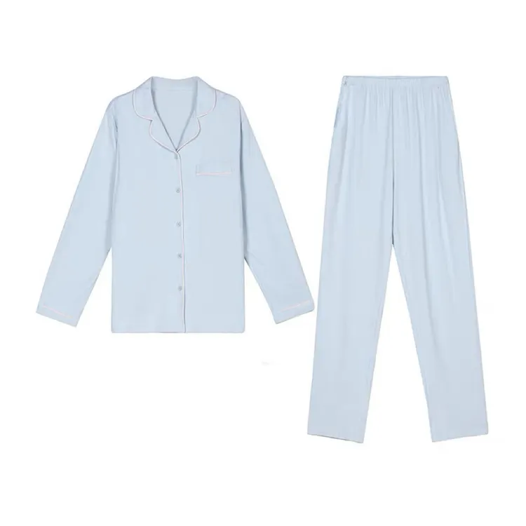 6623 6624男女款舒适宽松简约家居服套装