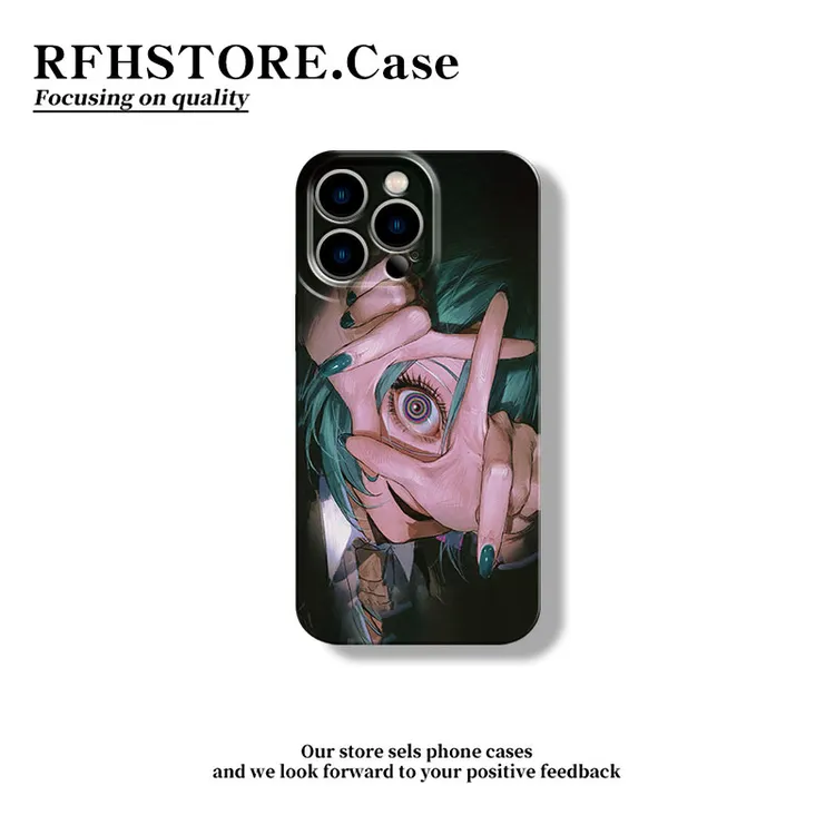 闪度侠窥视初音未来适用iPhone17pro菲林手机壳华为vivo小米oppo