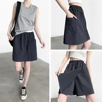 原版防晒美式工装短裙女夏季2025新款速干高腰a字裙包臀半身裙裤