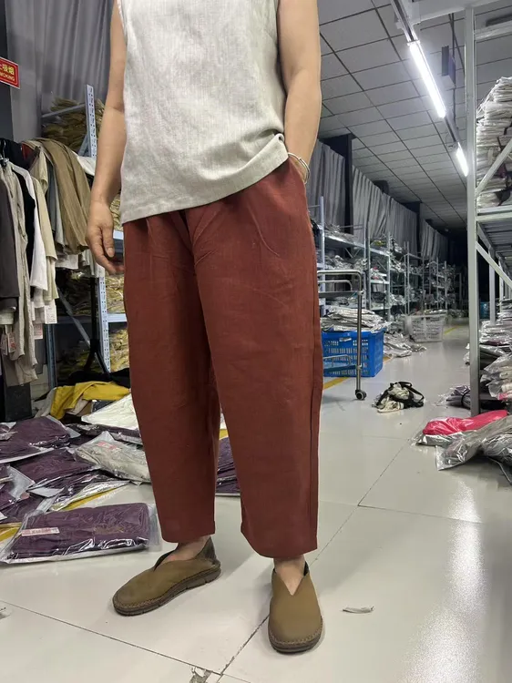 加长纯汉麻气球裤老爹裤灯笼裤新品裤（宠粉价）