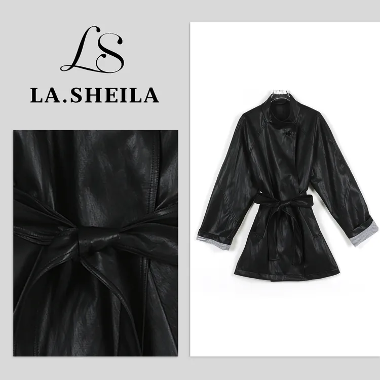 LA.Sheila琥珀流光  “爱丁堡”定制皮衣风衣253-WT/0703-7110