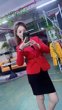 一姐【9261红色西装】财阀千金ins网红洋气后妈裙