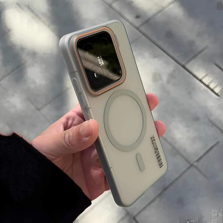 Magsafe冰雾磁吸适用小米17手机壳肤感15pro简约14超薄裸机防摔壳