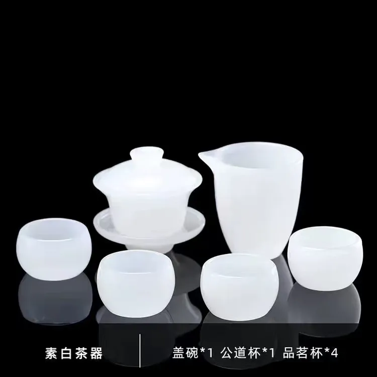 高档防烫手功夫茶具琉璃套装家用泡茶茶具8件套套装