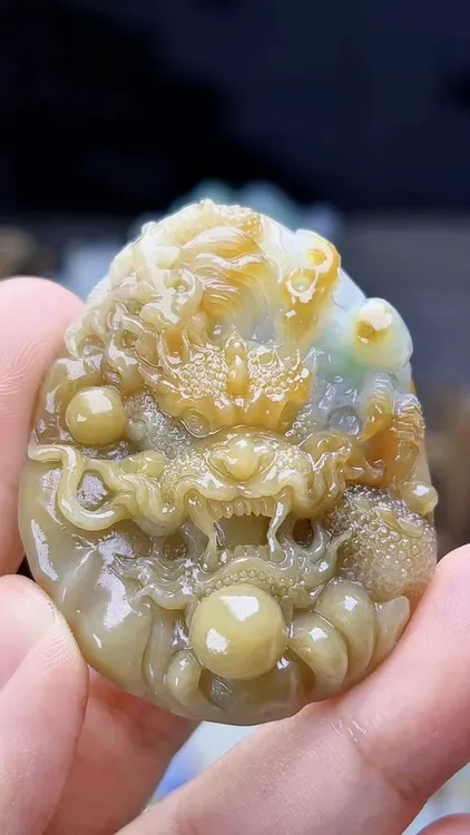 天然缅甸定制翡翠黄翡龙牌毛货买断需抛光尺寸50-39-15