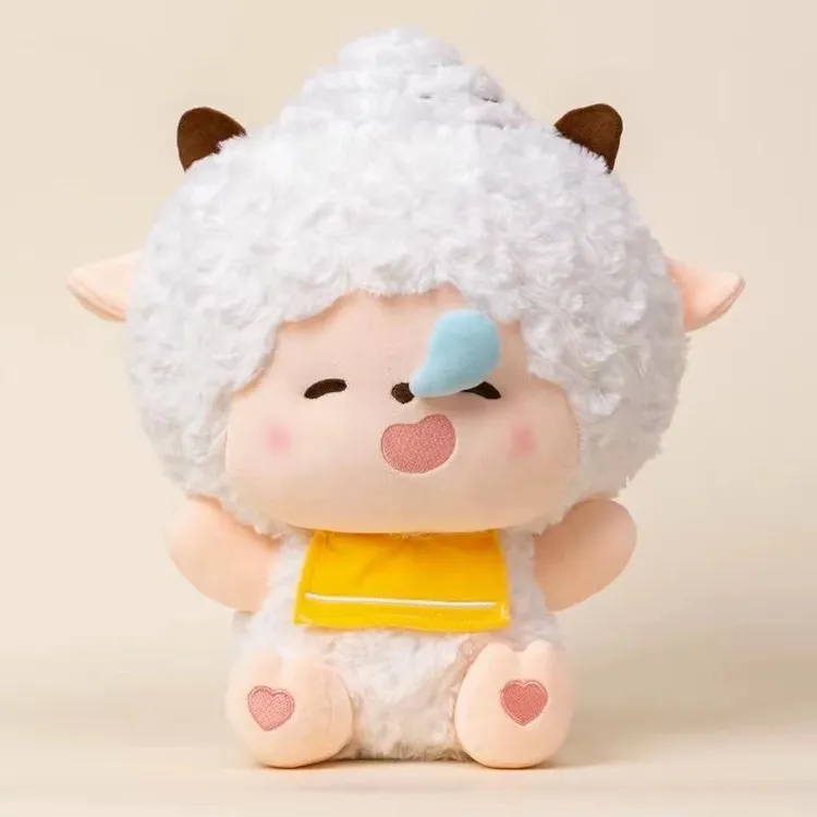 【吐司】喜羊羊与灰太狼毛绒公仔可爱抱抱懒羊羊玩偶小灰灰娃娃礼物