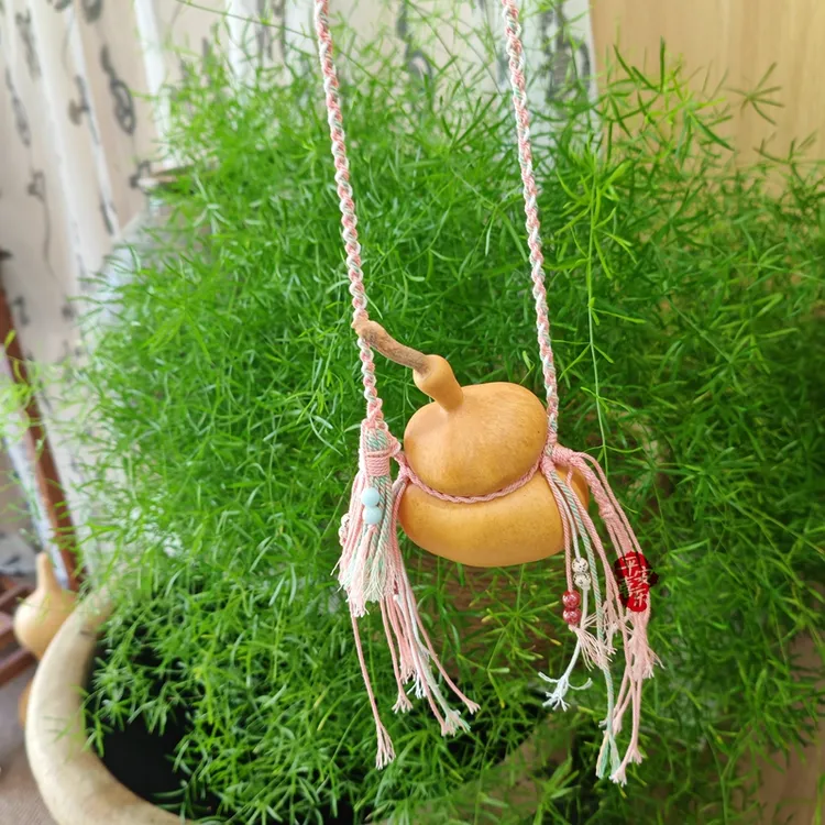 钱袋子葫芦腰绳可斜挎小葫芦绳纯手工可拆卸小葫芦腰绳车载可用绳