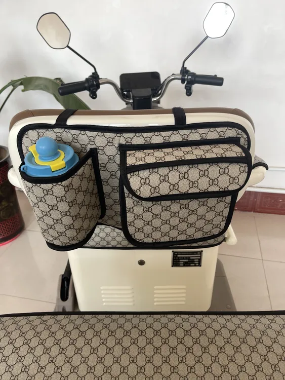 电动电动车三轮车电瓶车挂包收纳电三轮前置手机收纳袋防水储物袋