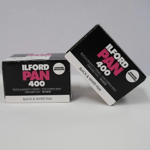 英国依尔福 pan400/pan100/DELTA系列/凤凰彩卷135黑白胶卷36张