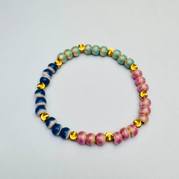 11#足金999 多巴胺 猫眼珠手串