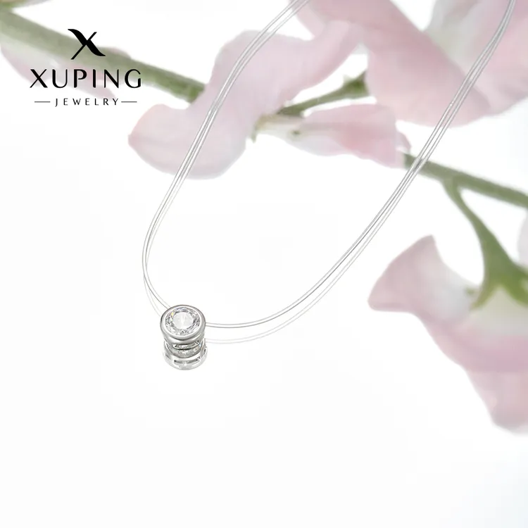 XUPING/旭平首饰 合金亚克力项链 年终大促人鱼泪GDJ X001113856