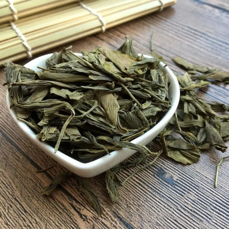 银杏叶茶脱毒银杏叶炒制特级银杏茶人工筛选 头茬包邮可搭百合