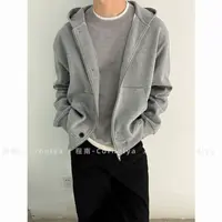 C / Cornelya简约色调 ’随性层次感极简休闲宽松连帽卫衣外套厚款
