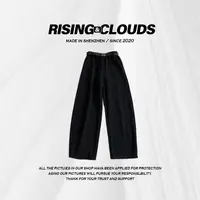 RISING&CLOUDS【小云姐】深圳南油冬季弯刀休闲加厚卫裤100361