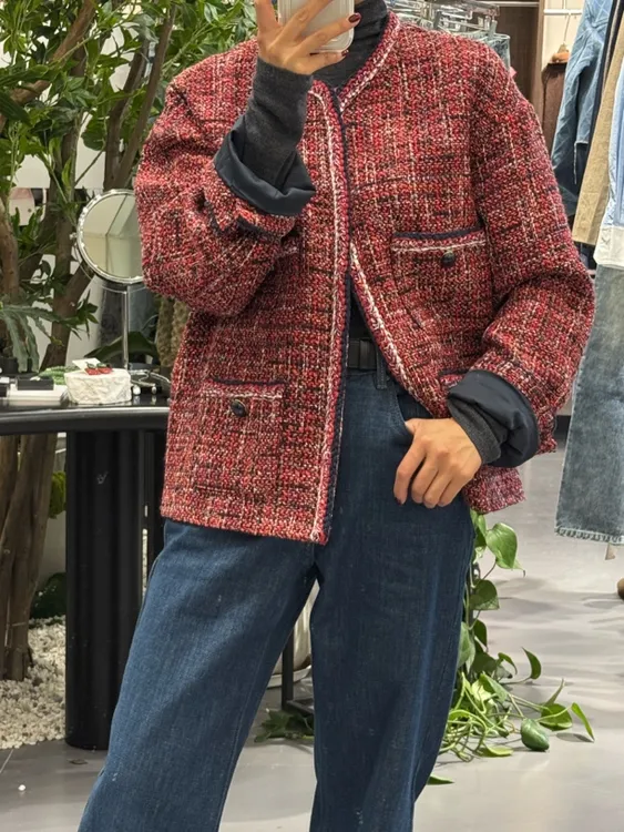 新年款小香风外套