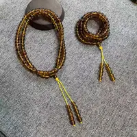 卡6抚顺琥珀108颗佛珠一条(多样性发其一)C13