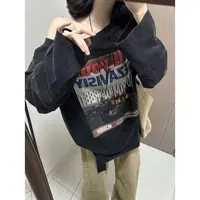 徐秋阳  斜肩夜色 秋季新款百搭时尚休闲显瘦显白上衣13563