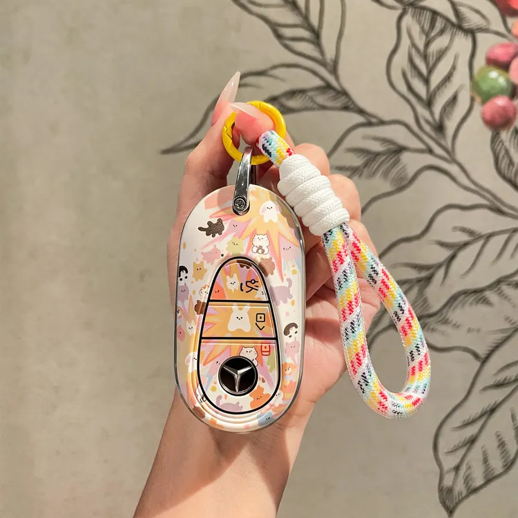 奔驰新C级钥匙套C200L壳C260L/24款E级E300L包E260L车钥匙保护套