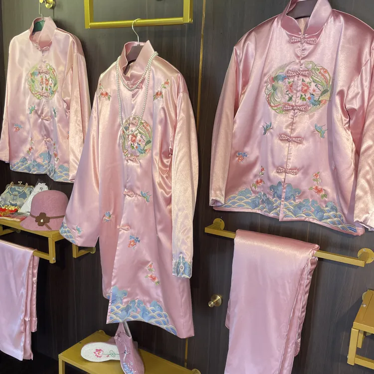 【添寿服】女款高档苏绣7件套礼服妈妈祝寿礼服全套 顺丰包邮运费险