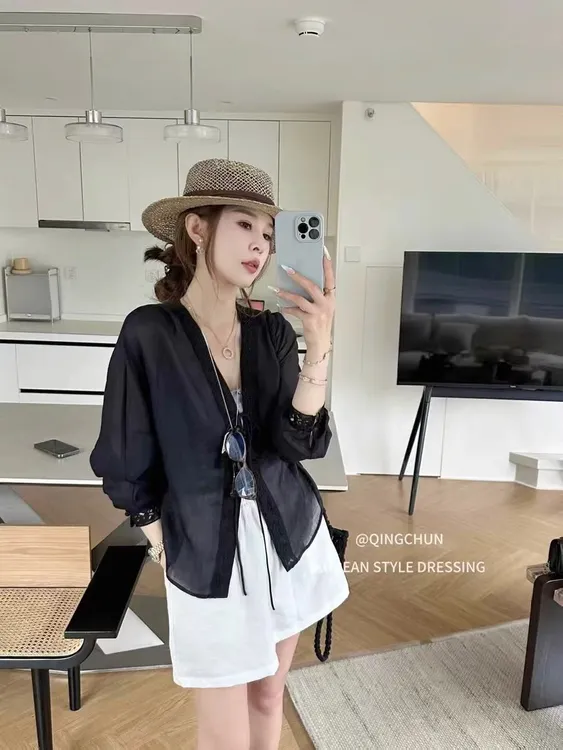 法式气质高级感设计感百搭上衣女装