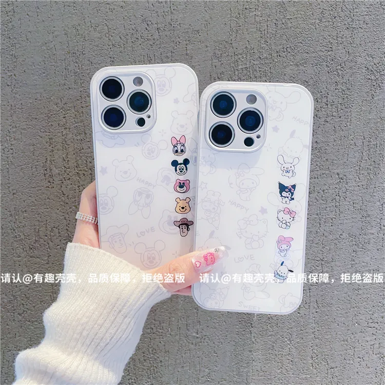 金属漆玻璃壳适用苹果17/iPhone/华为荣耀/OPPO/VIVO/小米/手机壳