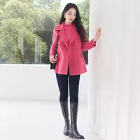 【直播专享】V3101866毛呢外套 香影双面呢大衣女2024年秋冬季新