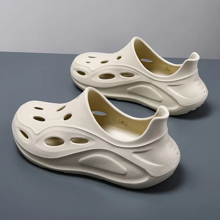 安踏感统精选椰子洞洞鞋男外穿防滑防臭涉水溯溪男士户外海边沙滩