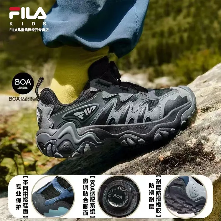 【双十一】斐乐儿童运动鞋新虎爪5软底轻便护脚中大童K15B542501