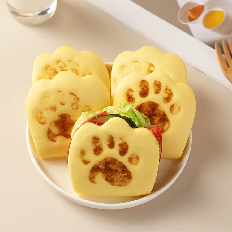 西郭村-正宗虎扒包荷叶夹学生速食早餐半成品卡通馒头