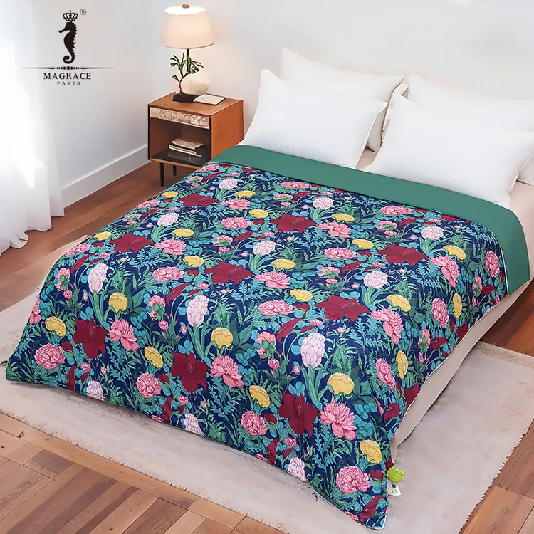 法国MAGRACE花海悠悠雪糕被家居卧室日用舒适亲肤夏季凉感空调被
