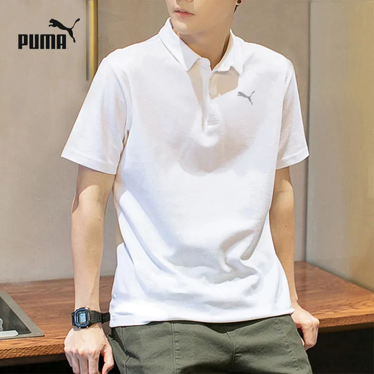 PUMA彪马POLO衫男装夏季新款经典简约透气运动休闲上衣T恤 521933