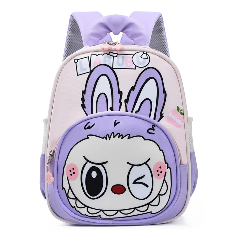 labubu幼儿园3-5岁4书包男女童小中大班背包超轻防泼水减负儿童包