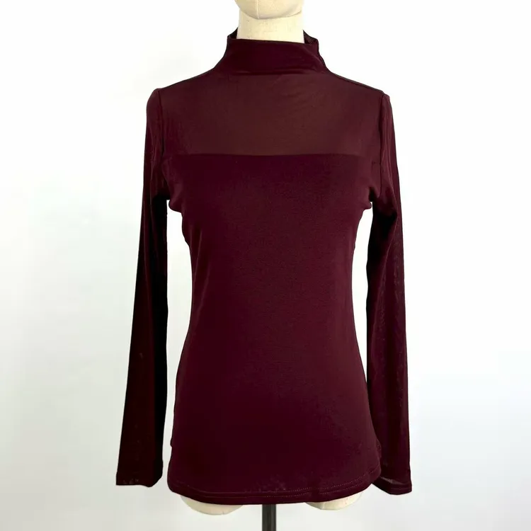 寻知·朱总原创设计9511新款网纱打底衫