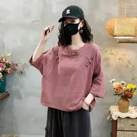 直播货号501~550【无运费险】七分袖上衣休闲宽松【直播展示为准】